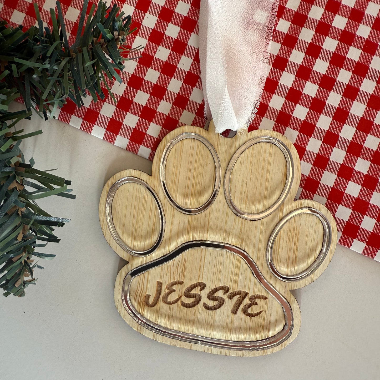 Pet Ornament - Paw Print