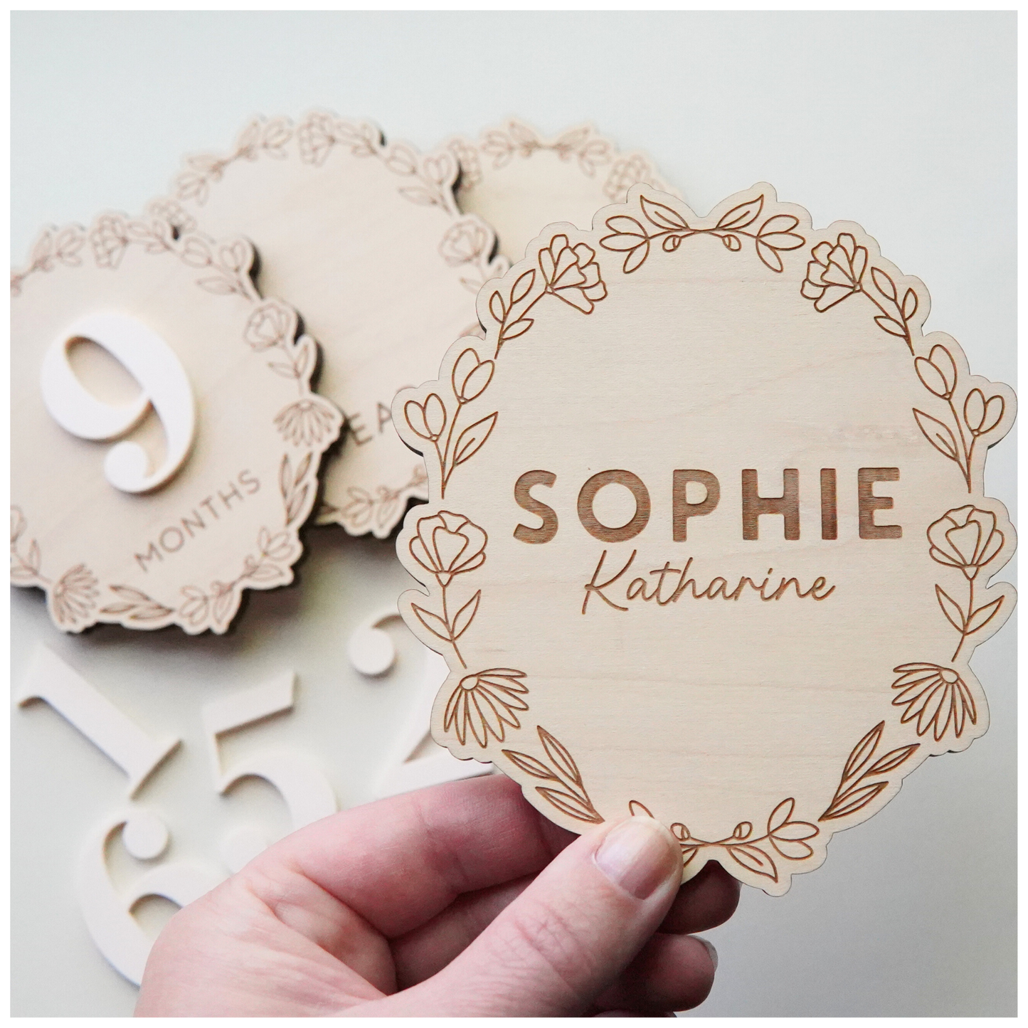 Wildflower Name Sign & Milestones