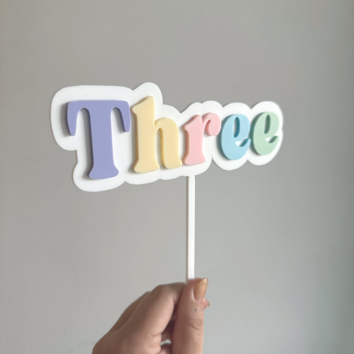 Pastel - Cake Topper