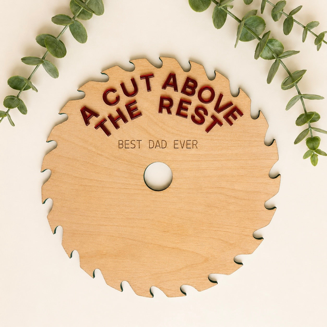 Personalised Handprint Saw Blade