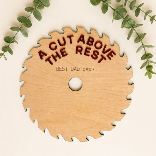 Personalised Handprint Saw Blade