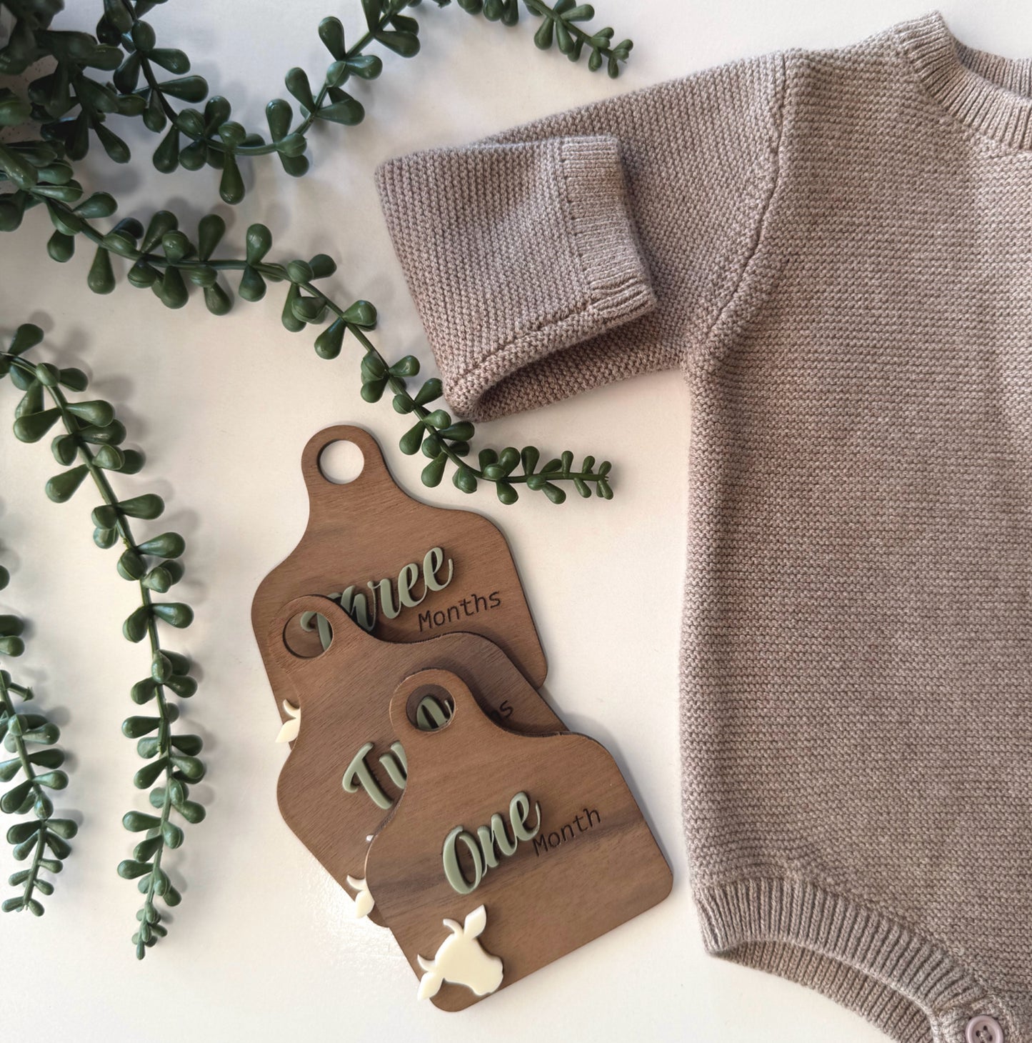 Cattle Tag Milestone Signs