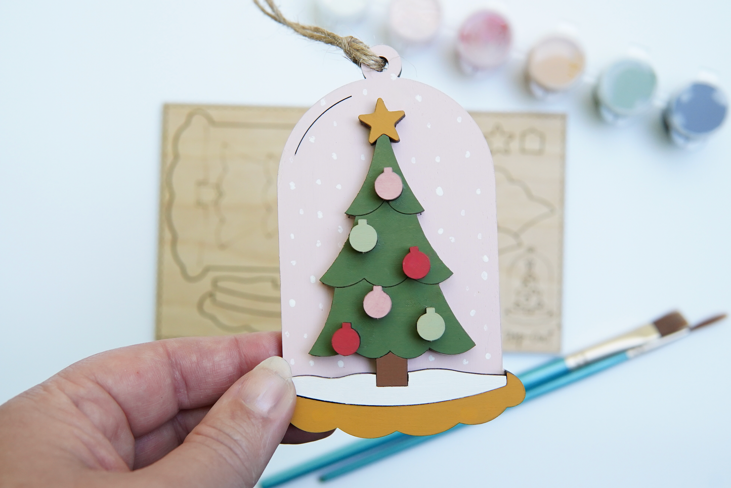Pop Out & Paint - Ornaments