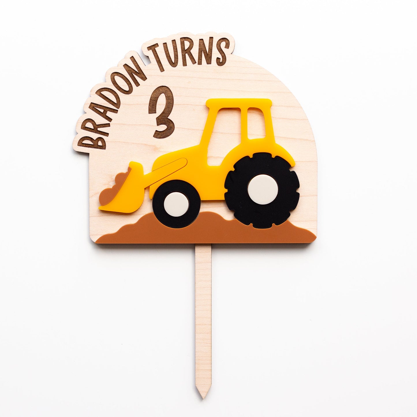 Construction - Cake Topper