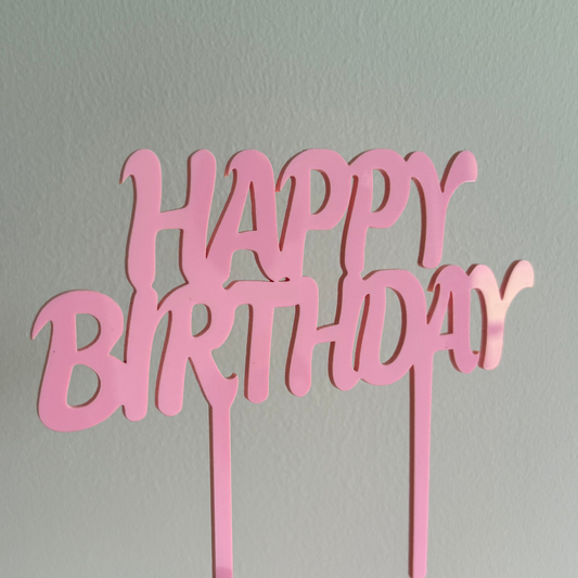 Custom Acrylic Cake Topper