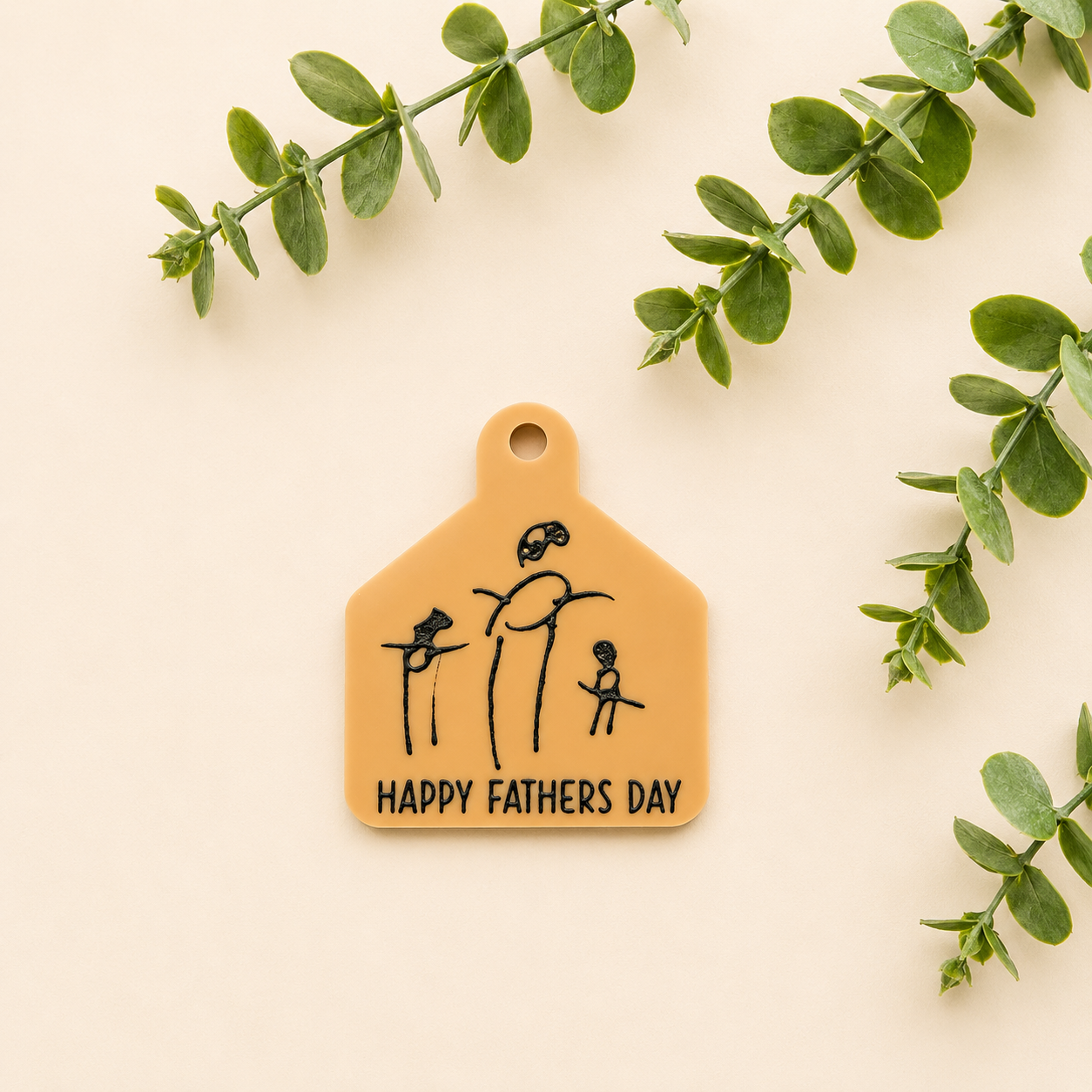 Personalised Kids' Drawing Cattle Tag