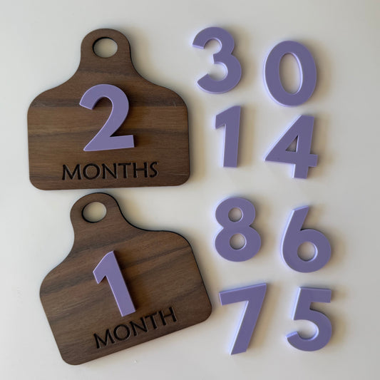 Cattle Tag Interchangeable Milestone Set