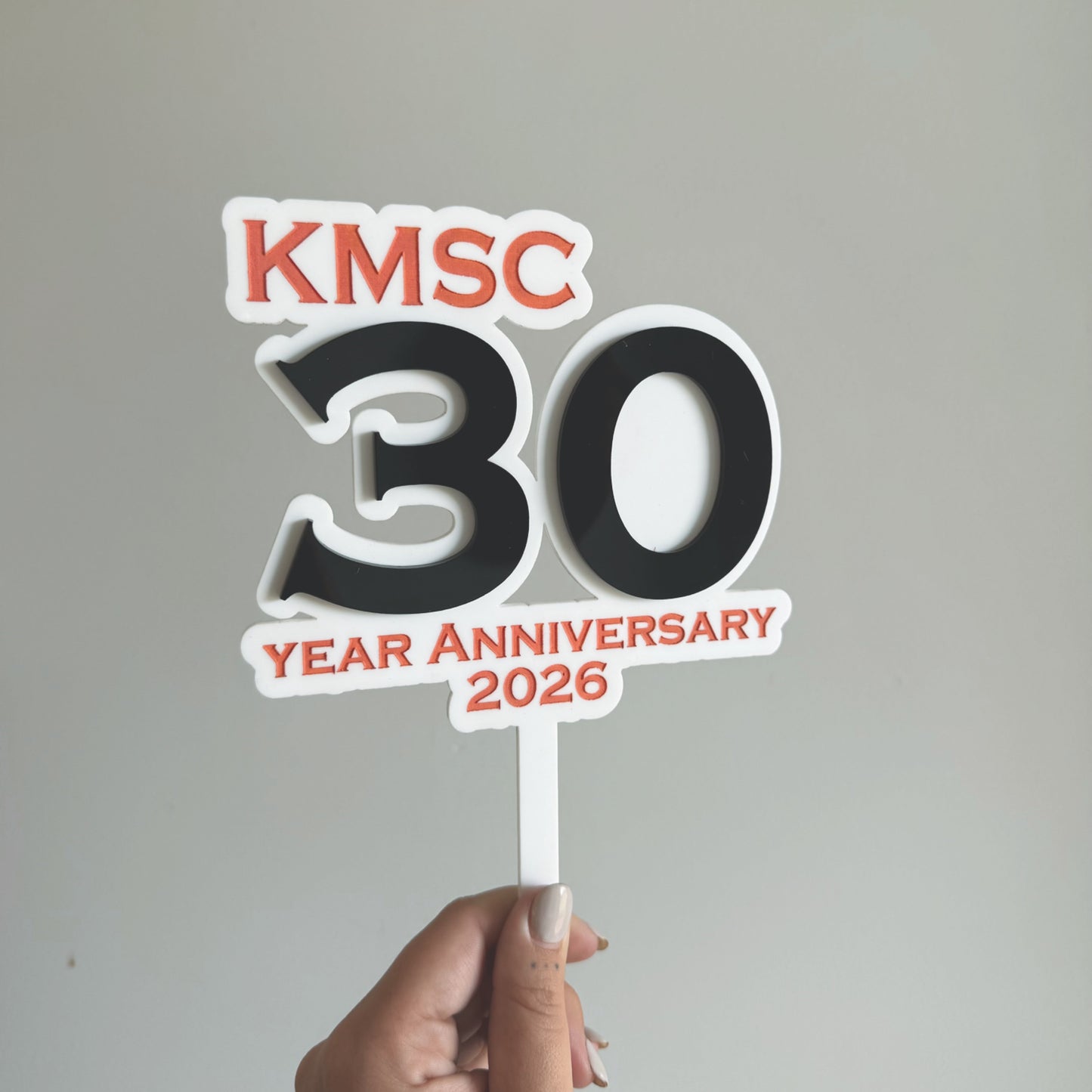 Custom Acrylic Cake Topper