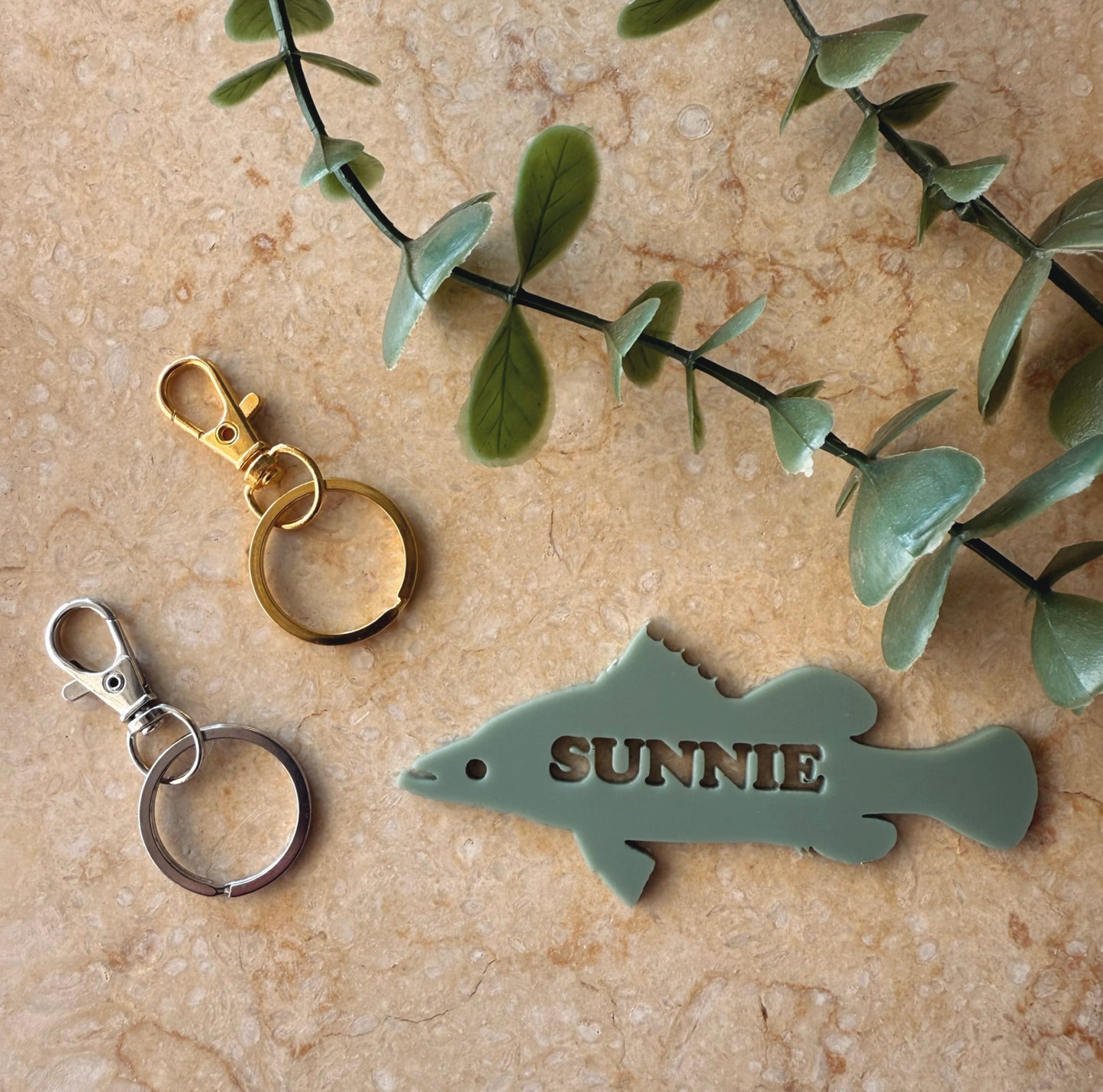 Barramundi Name Keyring