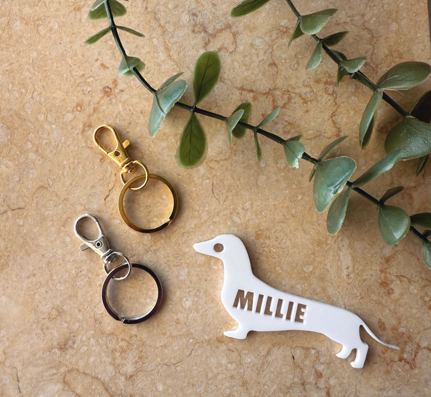Sausage Dog Key Chain