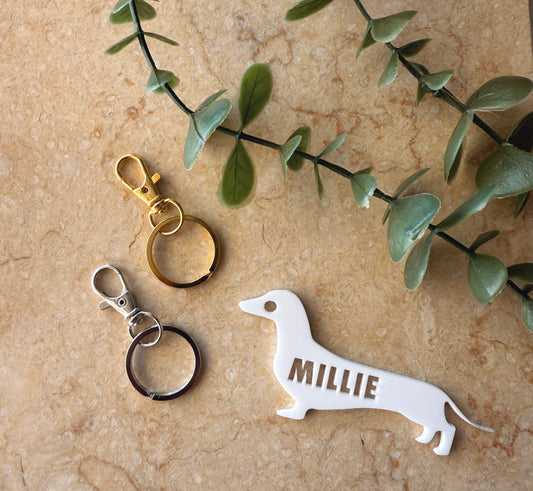 Sausage Dog Key Chain