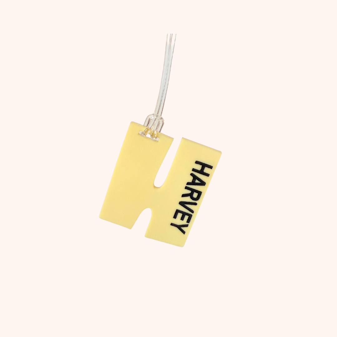 Letter Bag Tag