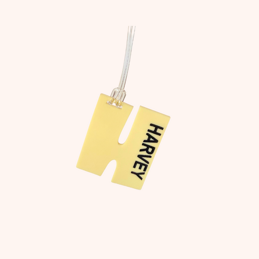 Letter Bag Tag