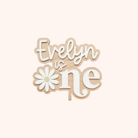 Cake Topper - Daisy One