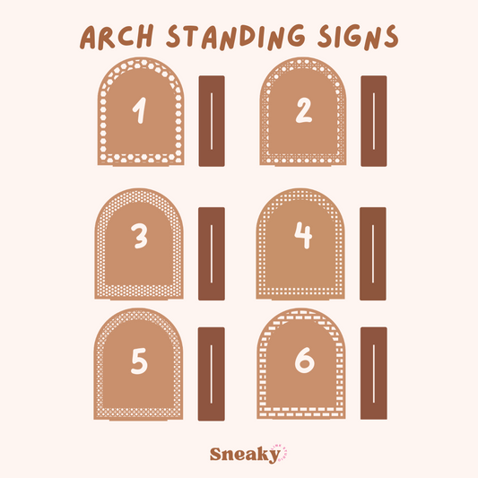 Standing Arch Sign