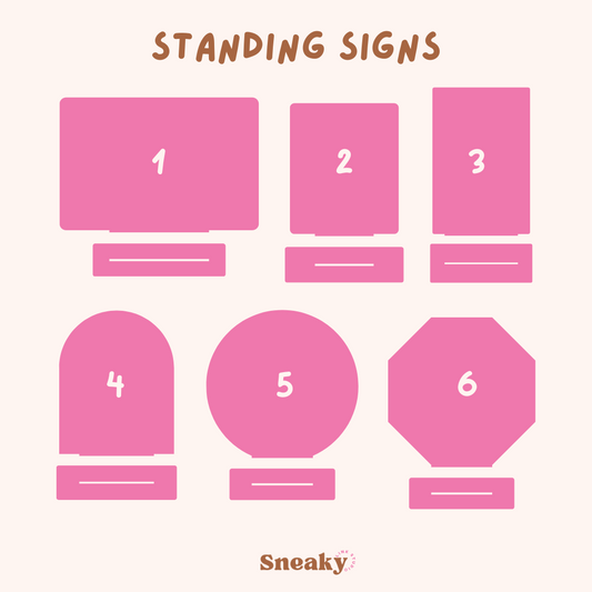 Standing Sign