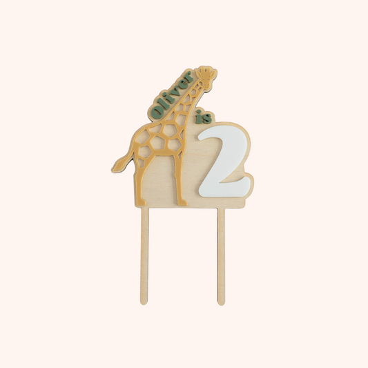 Giraffe Cake Topper
